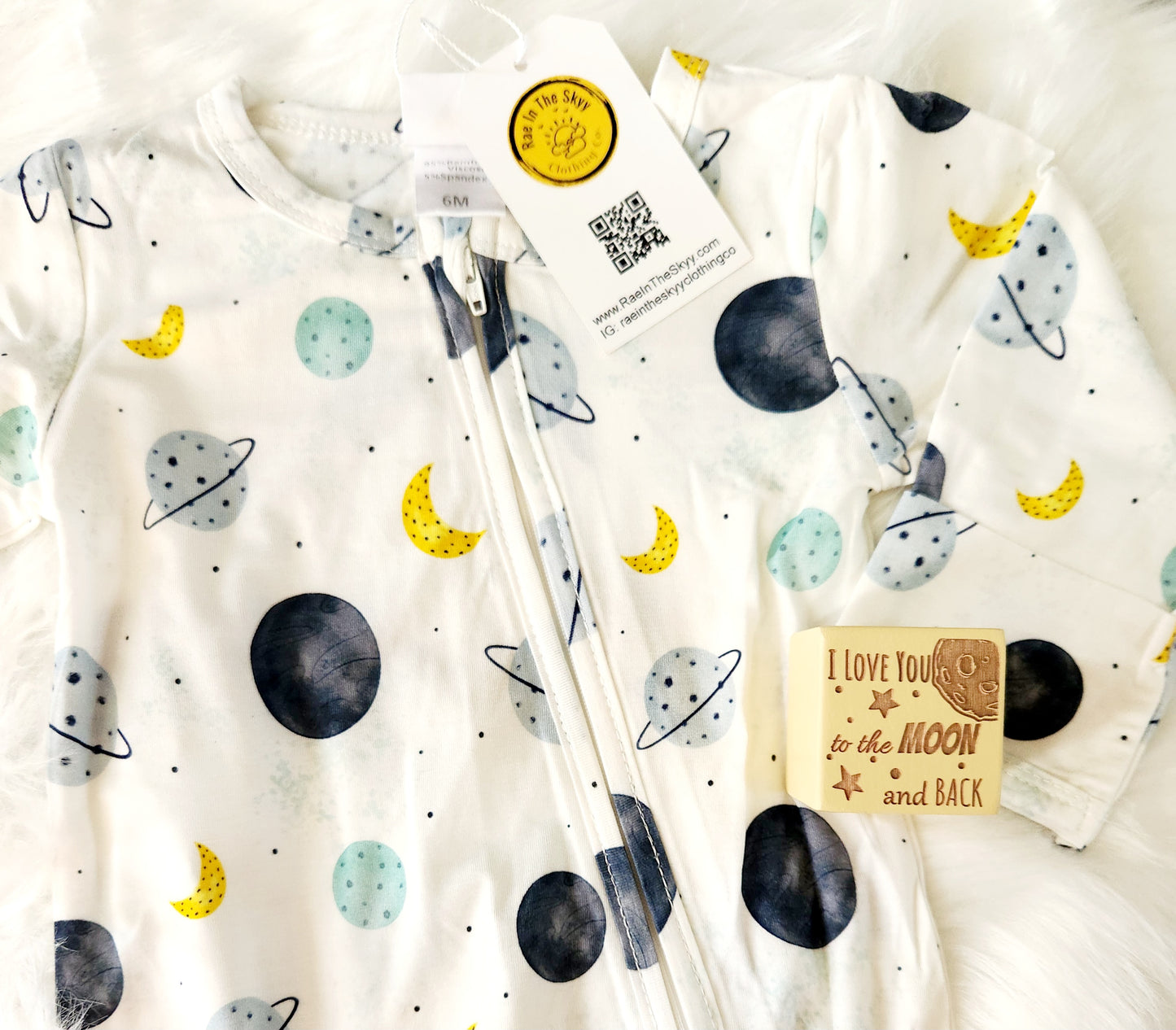 Love You To The Moon And Back Bamboo Pajama Set