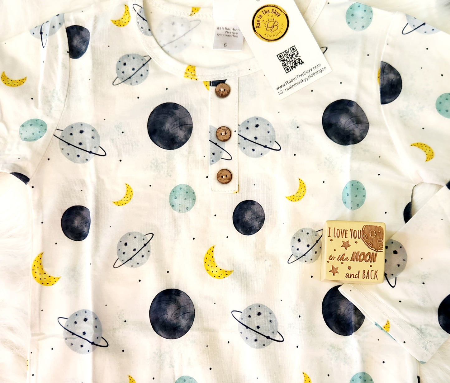 Love You To The Moon And Back Bamboo Pajamas