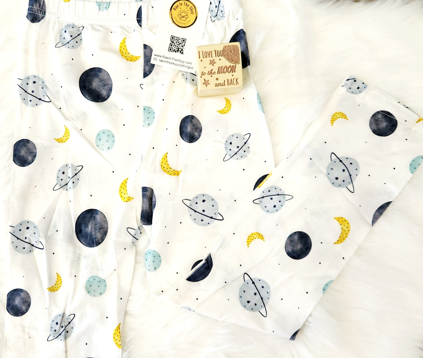 Love You To The Moon And Back Bamboo Pajamas