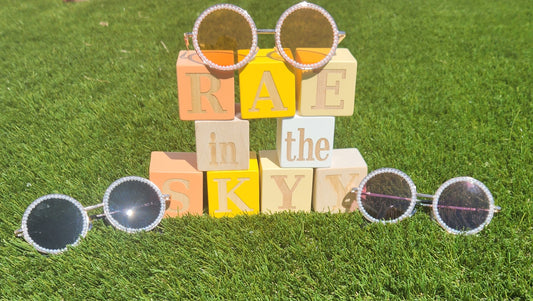 Girls Round Pearl Sunnies