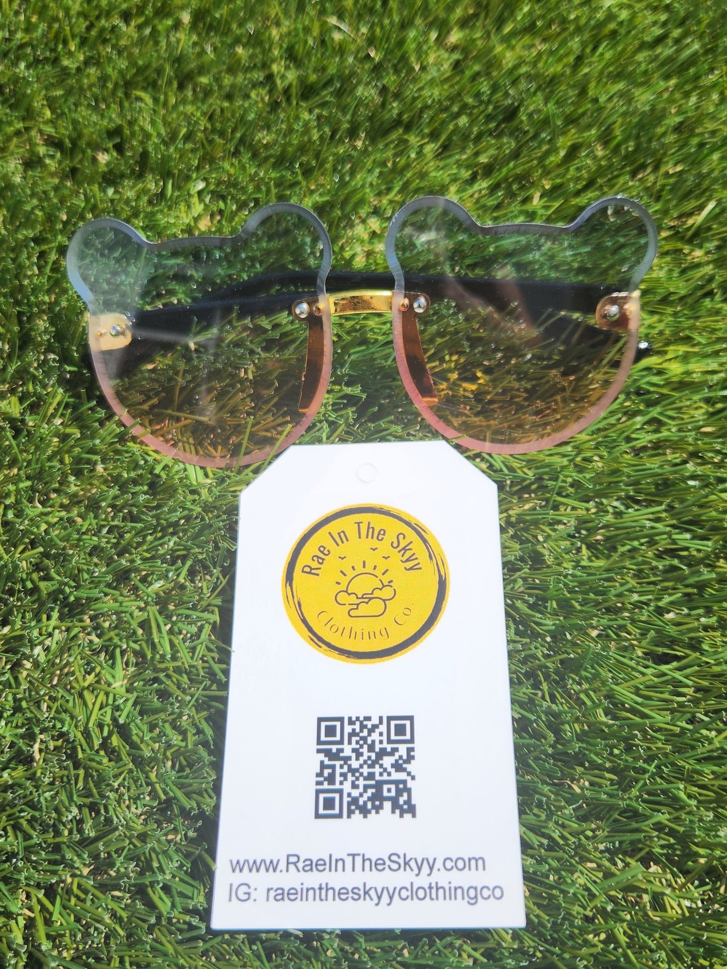 Girls Ombre Bear Sunnies