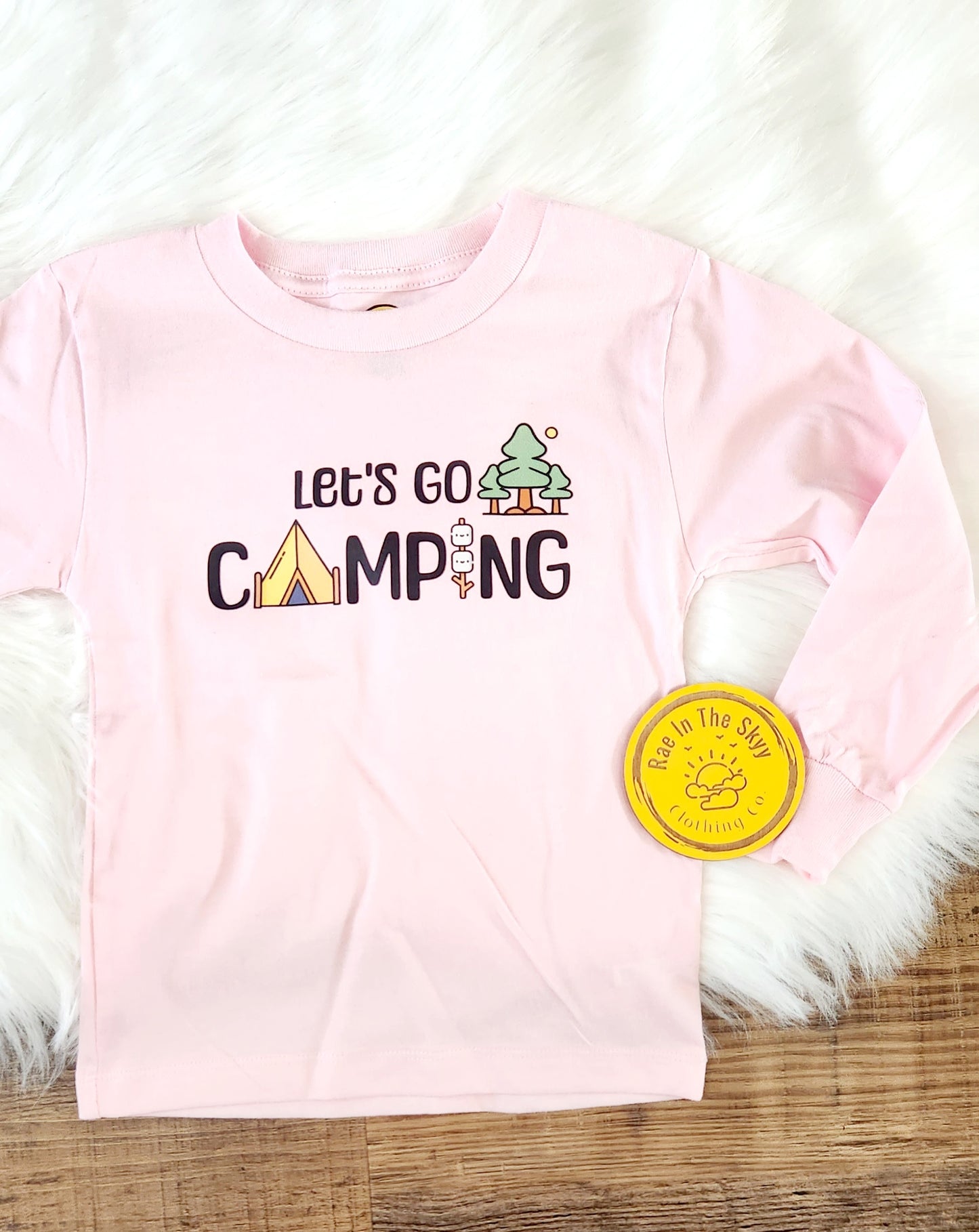 Let's Go Camping Long Sleeve Tee