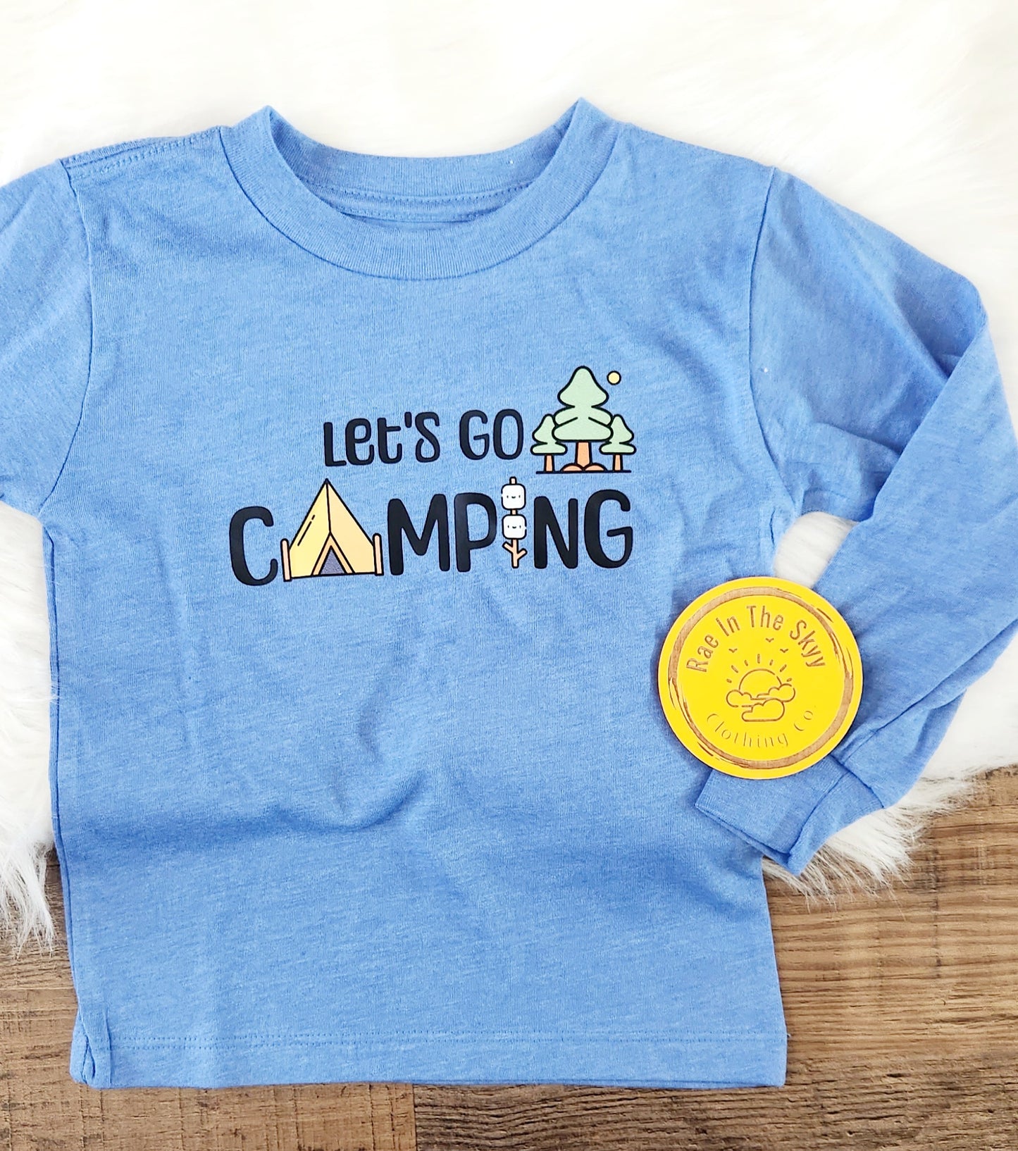 Let's Go Camping Long Sleeve Tee