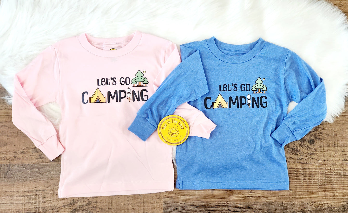 Let's Go Camping Long Sleeve Tee