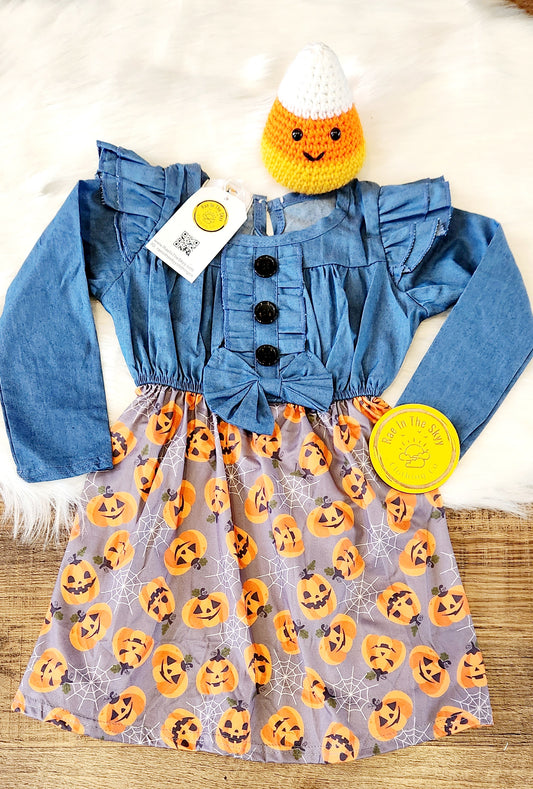 Denim Pumpkin Dress